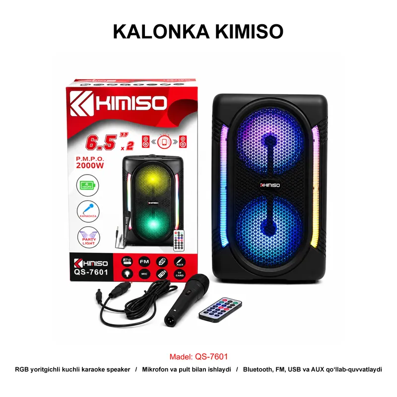 KALONKA KIMISO QS-7601 BLACK