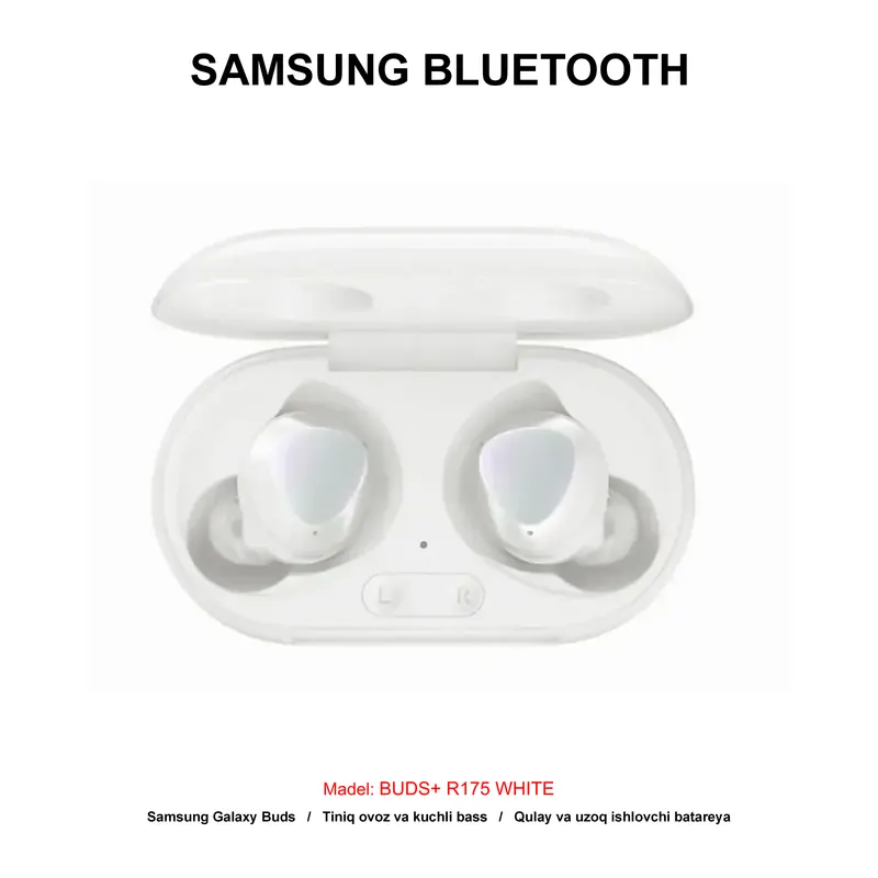 BLUETOOTH SAMSUNG BUDS+ R175 WHITE