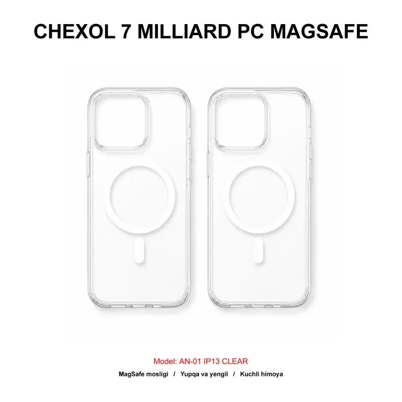 CHEXOL 7 MILLIARD PC MAGSAFE AN-01 IP13 CLEAR