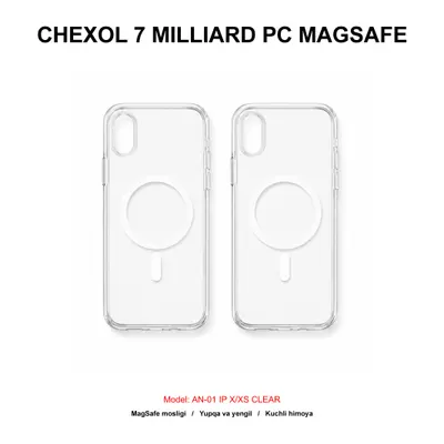 CHEXOL 7 MILLIARD PC MAGSAFE AN-01 IP X/XS CLEAR