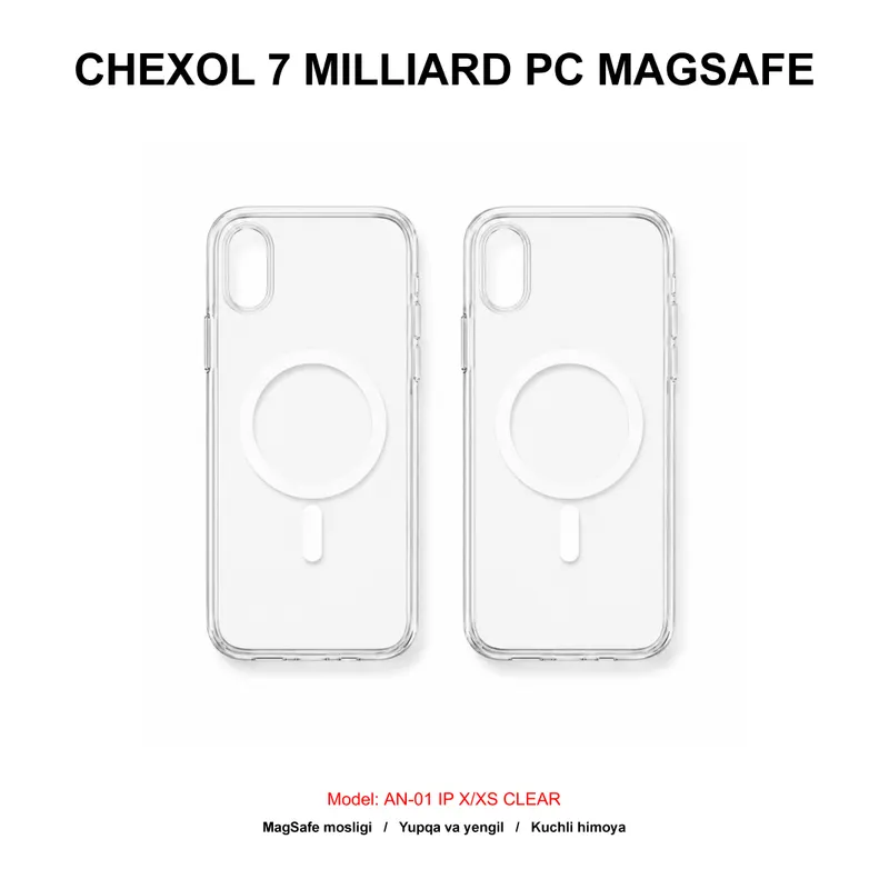 CHEXOL 7 MILLIARD PC MAGSAFE AN-01 IP X/XS CLEAR