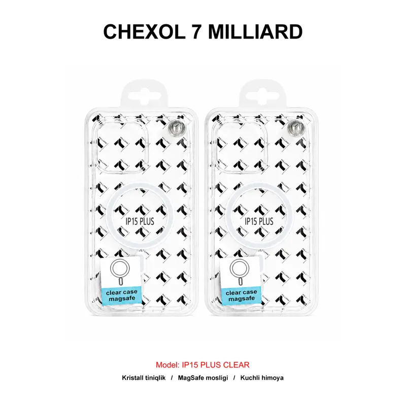 CHEXOL 7 MILLIARD MAGSAFE IP15 PLUS CLEAR