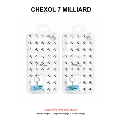 CHEXOL 7 MILLIARD MAGSAFE IP15 PRO MAX CLEAR