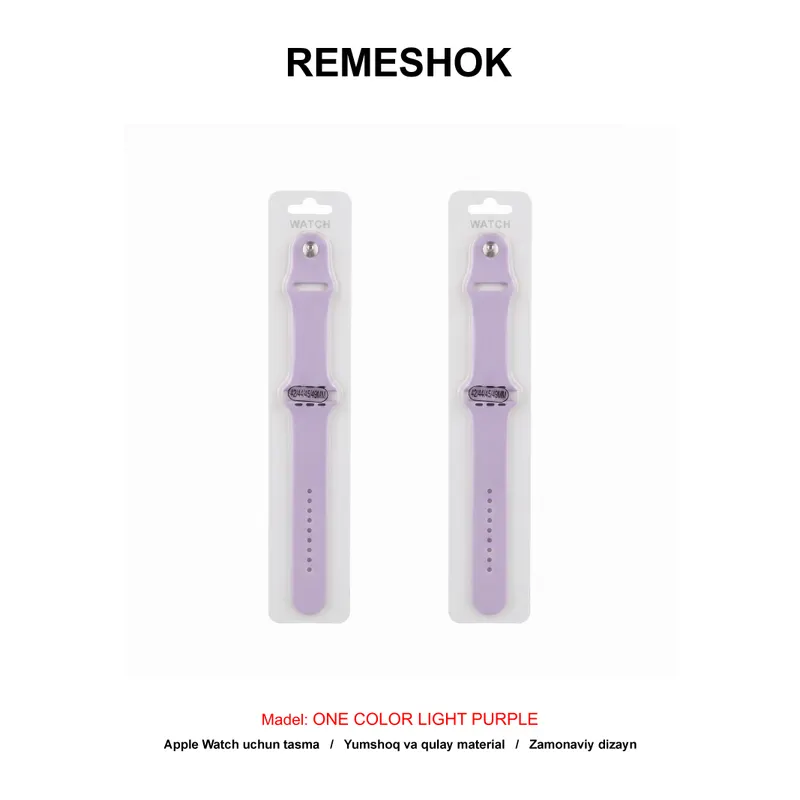 REMESHOK 42-44-45-49mm ONE COLOR LIGHT PURPLE