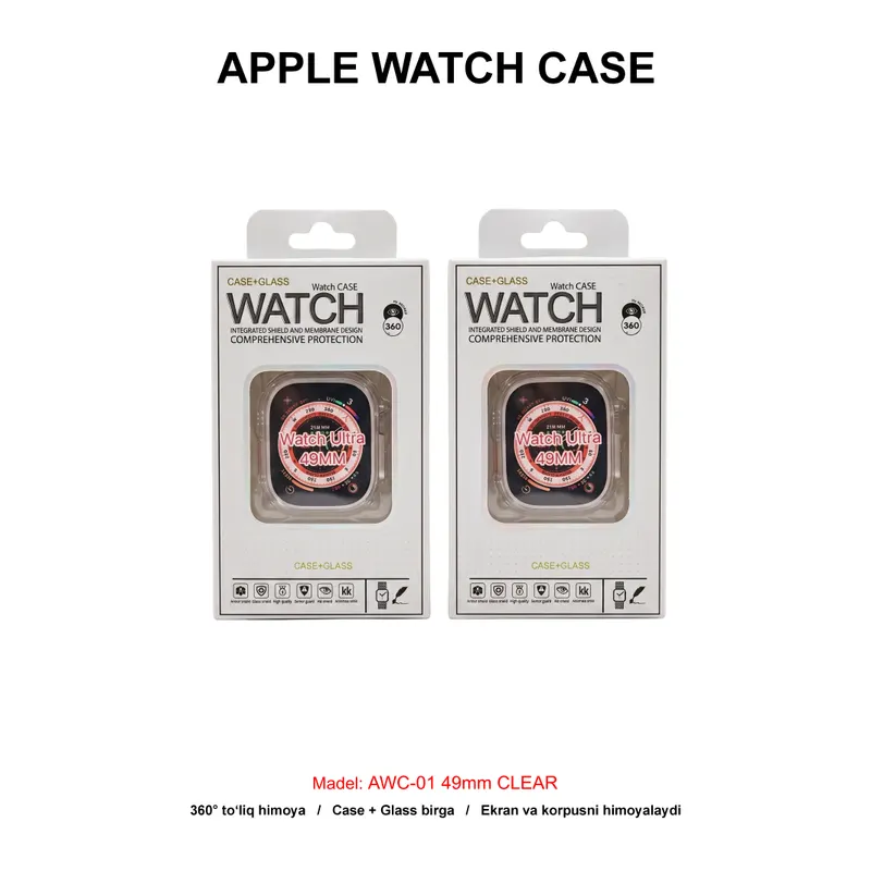APPLE WATCH CASE AWC-01 49mm CLEAR