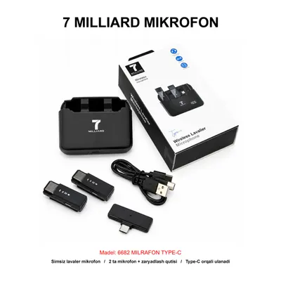MIKROFON 7 MILLIARD 6699 IPHONE 7MWMIC02IPBK BLACK