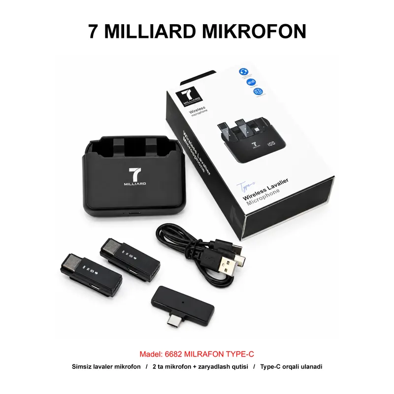 MIKROFON 7 MILLIARD 6699 IPHONE 7MWMIC02IPBK BLACK