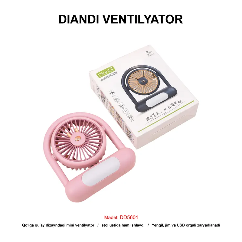 VENTILYATOR DIANDI DD5601 PINK