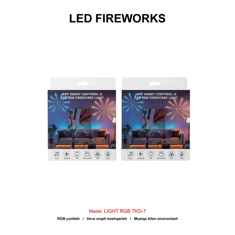 LED FIREWORKS LIGHT RGB TKD-7