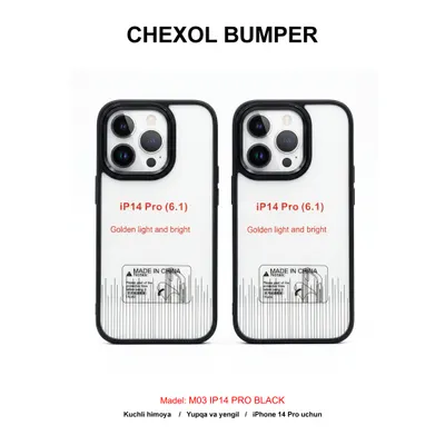 CHEXOL BUMPER M03 IP14 PRO BLACK