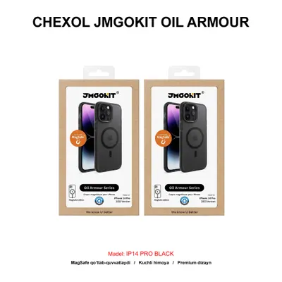CHEXOL JMGOKIT OIL ARMOUR MAGSAFE IP14 PRO BLACK