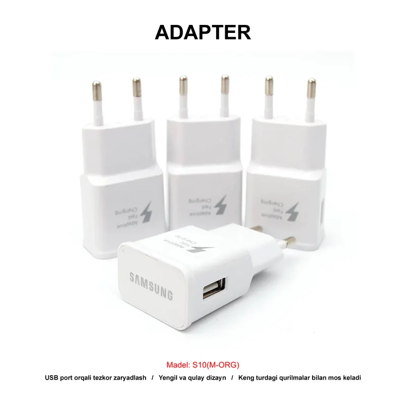 ADAPTER S10 (M-ORG) WHITE