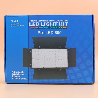 LAMP CAMERA LIGHT LED 600 BLACK