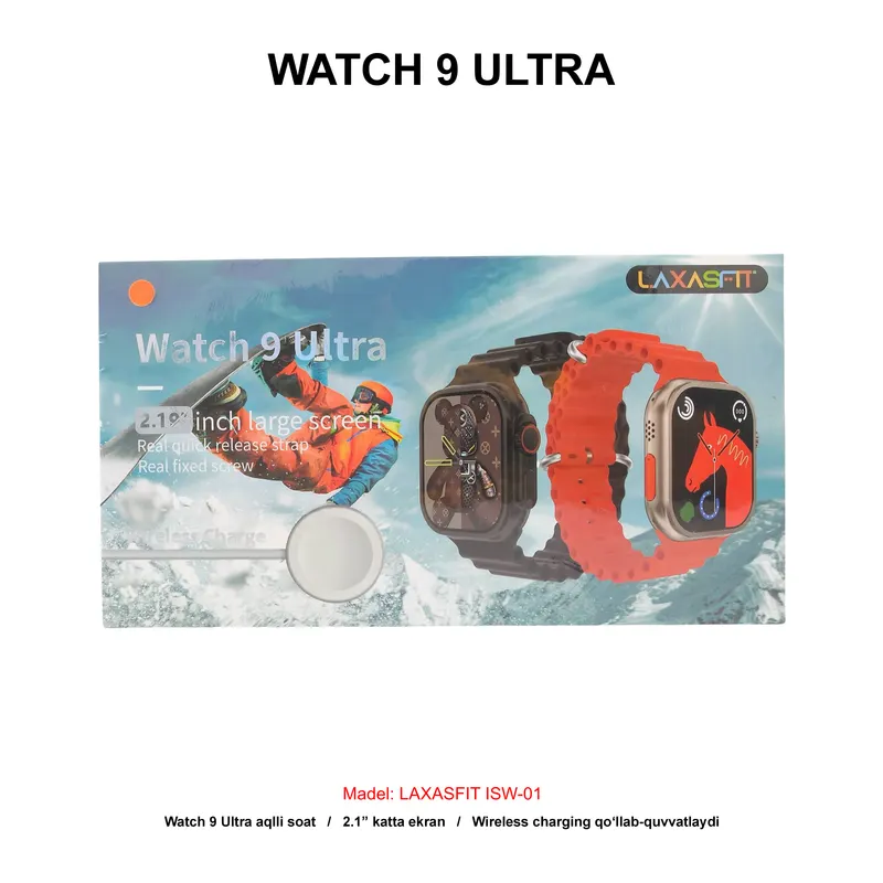 WATCH 9 ULTRA LAXASFIT ISW-01 ORANGE
