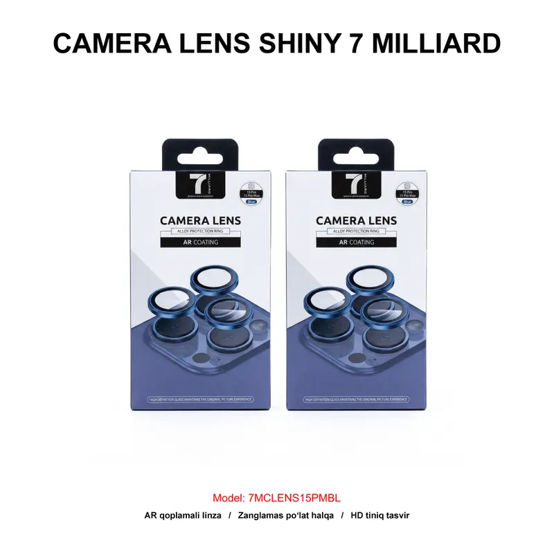 CAMERA LENS 7 MILLIARD 7MCLENS15PMBL IP15 PRO/PRO MAX BLUE