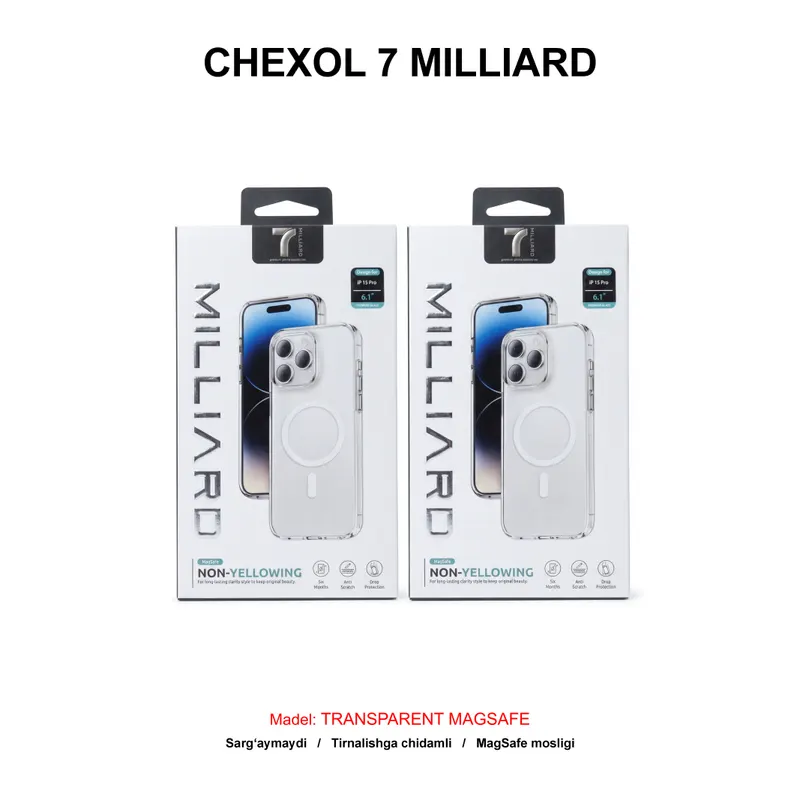 CHEXOL 7 MILLIARD TRANSPARENT MAGSAFE 7MCTRMAGIP15P IP15 PRO