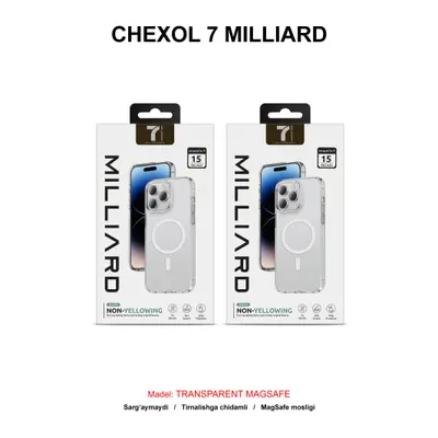 CHEXOL 7 MILLIARD TRANSPARENT MAGSAFE 7MCTRMAGIP15PM IP15 PRO MAX