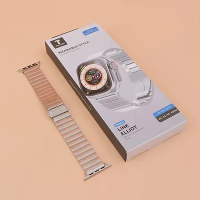 REMESHOK 42-44-45-49mm 7 MILLIARD LINK ELLIOT SILVER