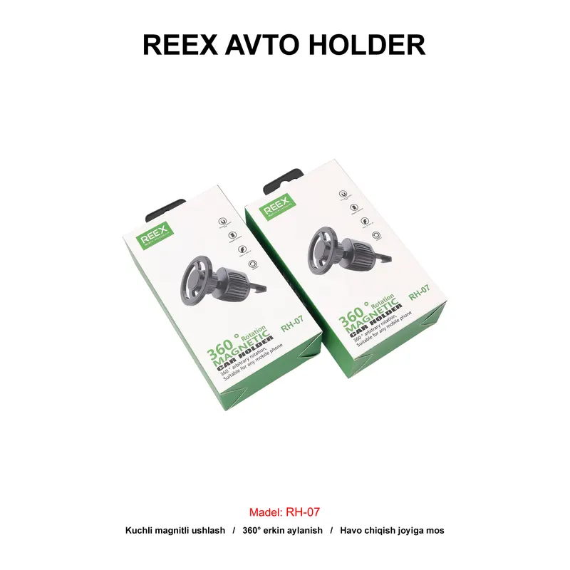 AVTO HOLDER REEX RH-07 BLACK