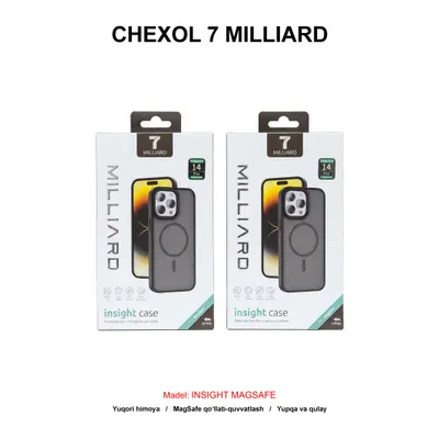 CHEXOL 7 MILLIARD INSIGHT MAGSAFE IP14 PRO BLACK