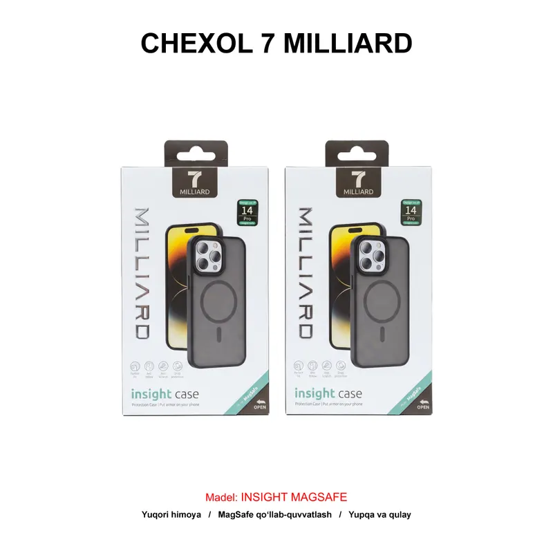CHEXOL 7 MILLIARD INSIGHT MAGSAFE IP14 PRO BLACK