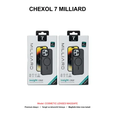 CHEXOL 7 MILLIARD COSMETIC LENSES MAGSAFE IP15 PRO MAX BLACK