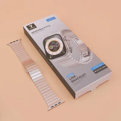 REMESHOK 42-44-45-49mm 7 MILLIARD LINK BRACELET TITANIUM