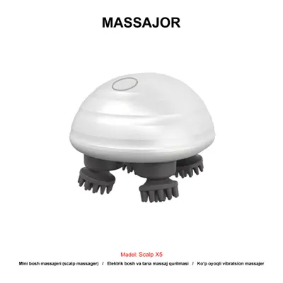MASSAGER SCALP X5 WHITE