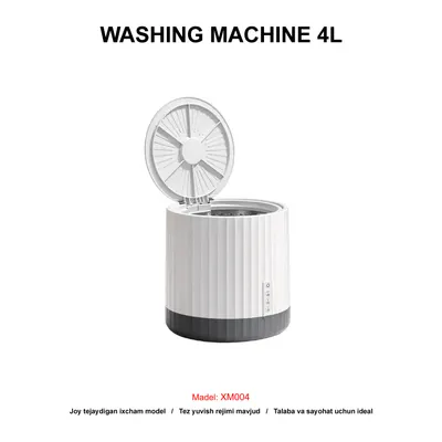 WASHING MACHINE 4L XM004 WHITE
