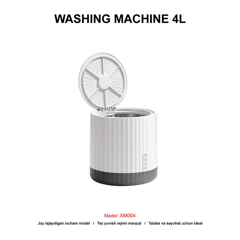 WASHING MACHINE 4L XM004 WHITE