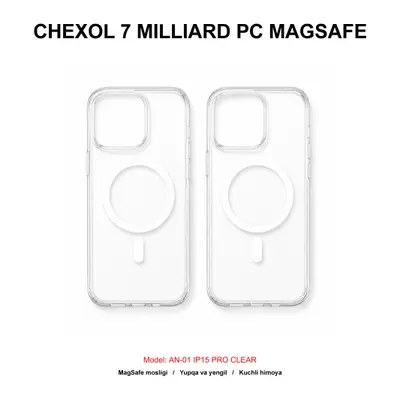 CHEXOL 7 MILLIARD PC MAGSAFE AN-01 IP15 PRO CLEAR