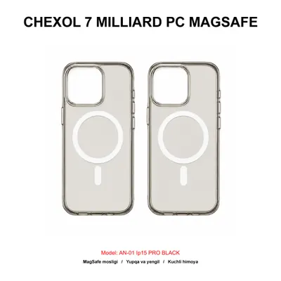 CHEXOL 7 MILLIARD PC MAGSAFE AN-01 IP15 PRO BLACK