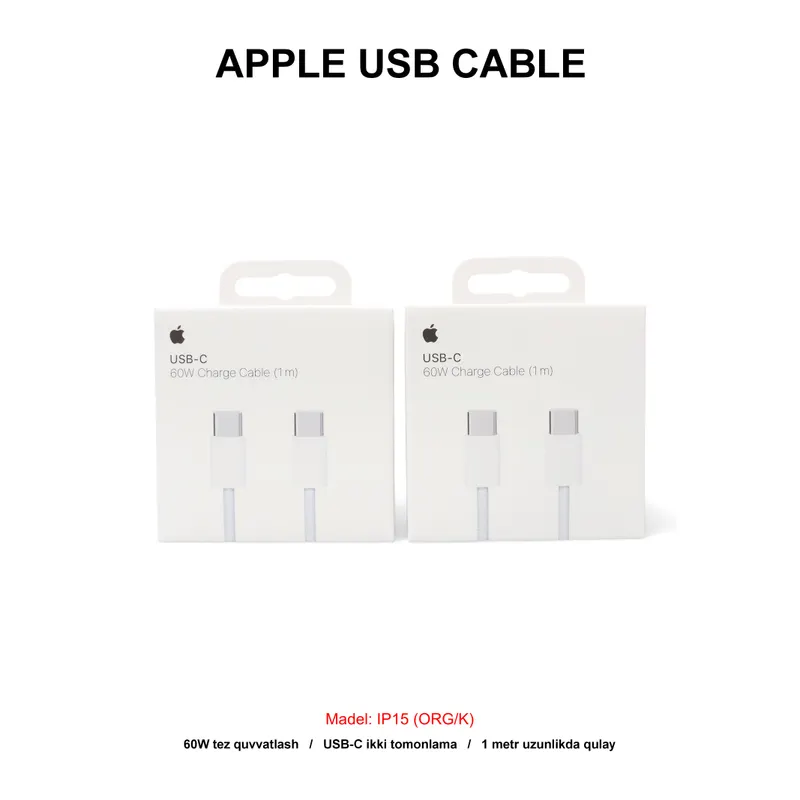 USB IP15 (ORG/K) KAROBKA WHITE