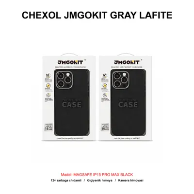 CHEXOL JMGOKIT GRAY LAFITE MAGSAFE IP15 PRO MAX BLACK