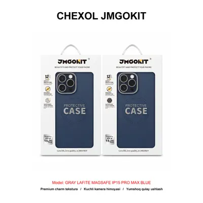 CHEXOL JMGOKIT GRAY LAFITE MAGSAFE IP15 PRO MAX BLUE