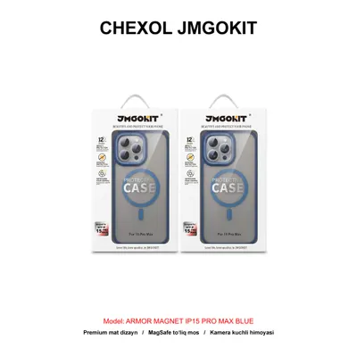 CHEXOL JMGOKIT ARMOR MAGNET IP15 PRO MAX BLUE