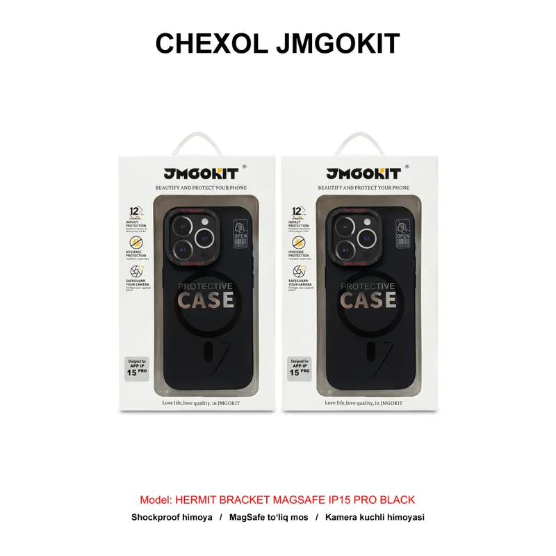 CHEXOL JMGOKIT HERMIT BRACKET MAGSAFE IP15 PRO BLACK