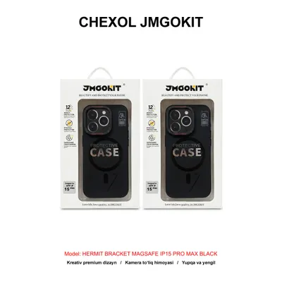 CHEXOL JMGOKIT HERMIT BRACKET MAGSAFE IP15 PRO MAX BLACK