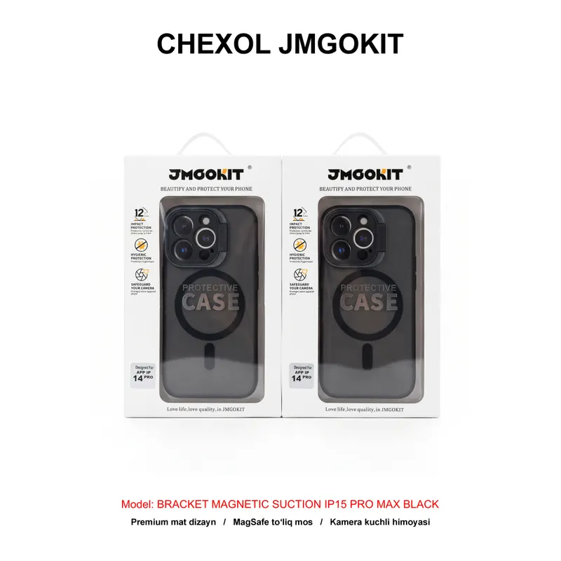 CHEXOL JMGOKIT BRACKET MAGNETIC SUCTION IP15 PRO MAX BLACK