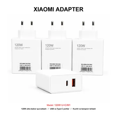 ADAPTER XIAOMI 120W C/M1 WHITE