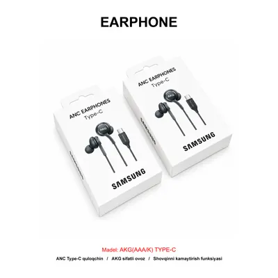 EARPHONE AKG (AAA/K) TYPE-C BLACK