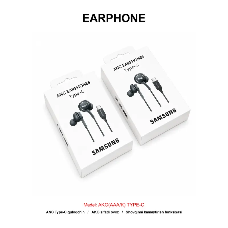 EARPHONE AKG (AAA/K) TYPE-C BLACK