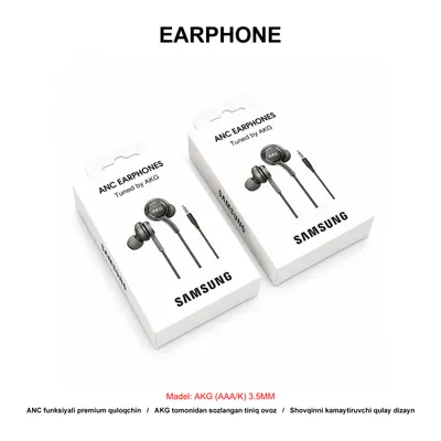 EARPHONE AKG (AAA/K) 3.5MM BLACK