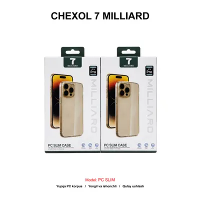 CHEXOL 7 MILLIARD PC SLIM IP14 PRO MAX CLEAR