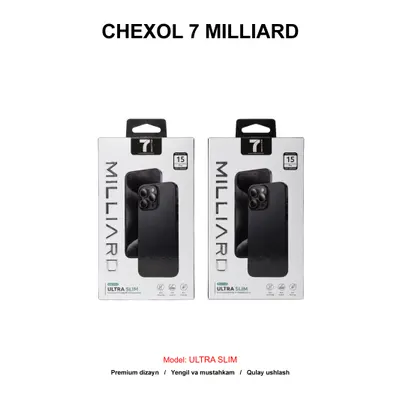 CHEXOL 7 MILLIARD ULTRA SLIM IP15 PRO 7MUSC15PBK BLACK