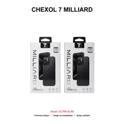 CHEXOL 7 MILLIARD ULTRA SLIM IP15 PRO MAX 7MUSC15PMBK BLACK