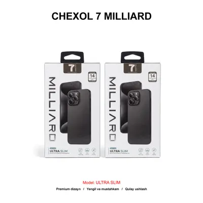 CHEXOL 7 MILLIARD ULTRA SLIM IP14 PRO 7MUSC14PBK BLACK