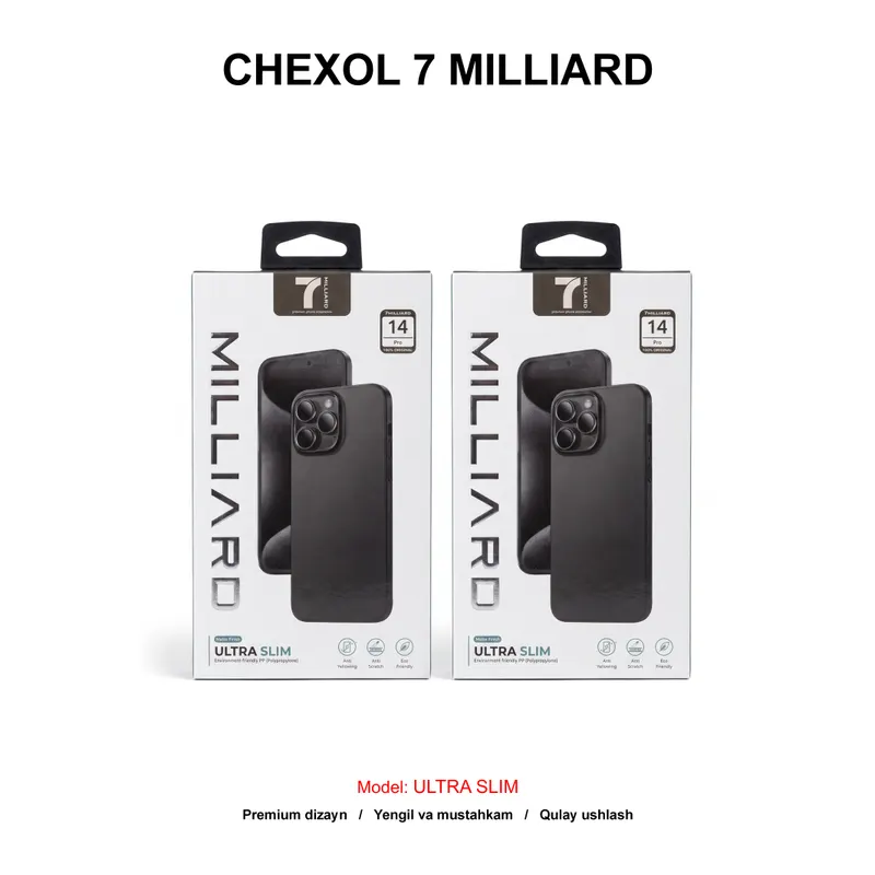 CHEXOL 7 MILLIARD ULTRA SLIM IP14 PRO 7MUSC14PBK BLACK