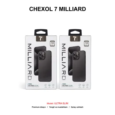 CHEXOL 7 MILLIARD ULTRA SLIM IP14 PRO MAX 7MUSC14PMBK BLACK