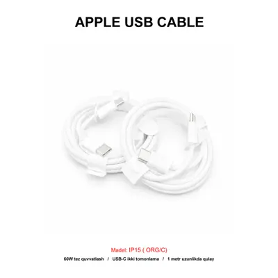 USB IP15 (ORG/C) BEZ UPK WHITE